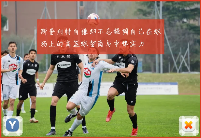 斯普利特自谦却不忘强调自己在球场上的高篮球智商与中锋实力